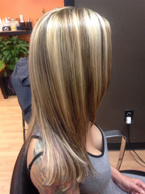 blond hair with brown highlights|blonde highlights on dark brown hair.